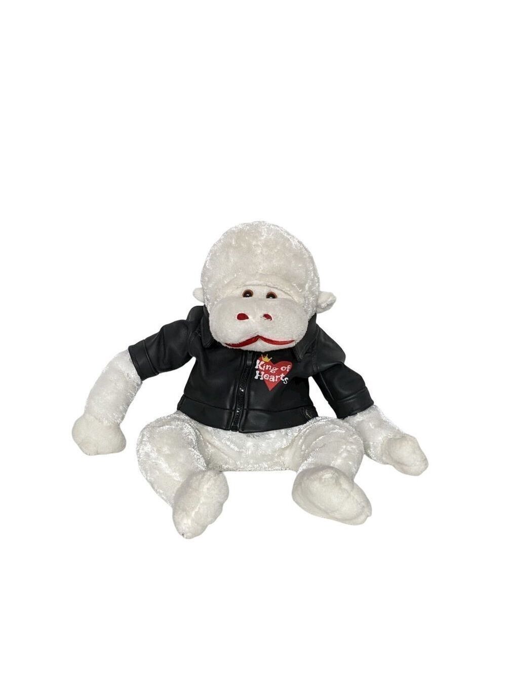 Dan Dee Gorilla King of Hearts Leather Jacket Plush 21 Inch